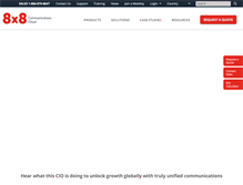 Tablet Screenshot of 8x8.com